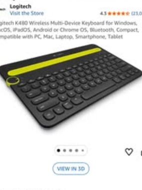 Brand new Logitech Bluetooth Keyboard